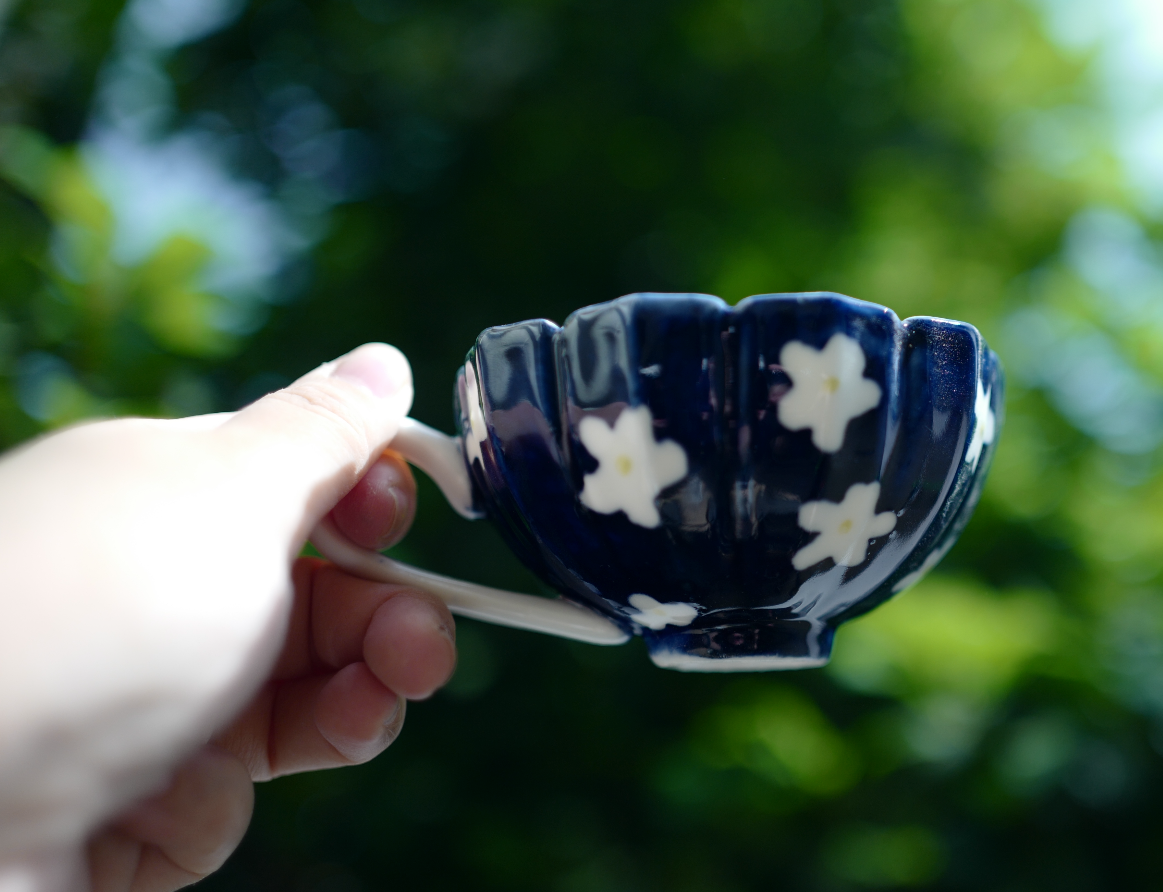 Celadon with Bloom Pattern