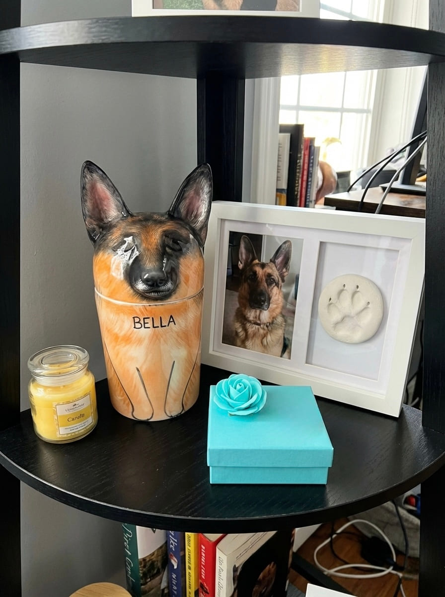 Customer memorial urn review photo 12