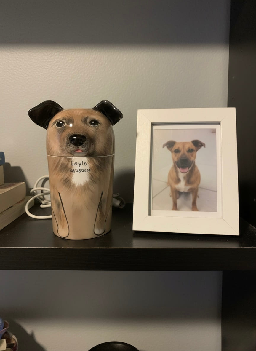 Customer memorial urn review photo 5