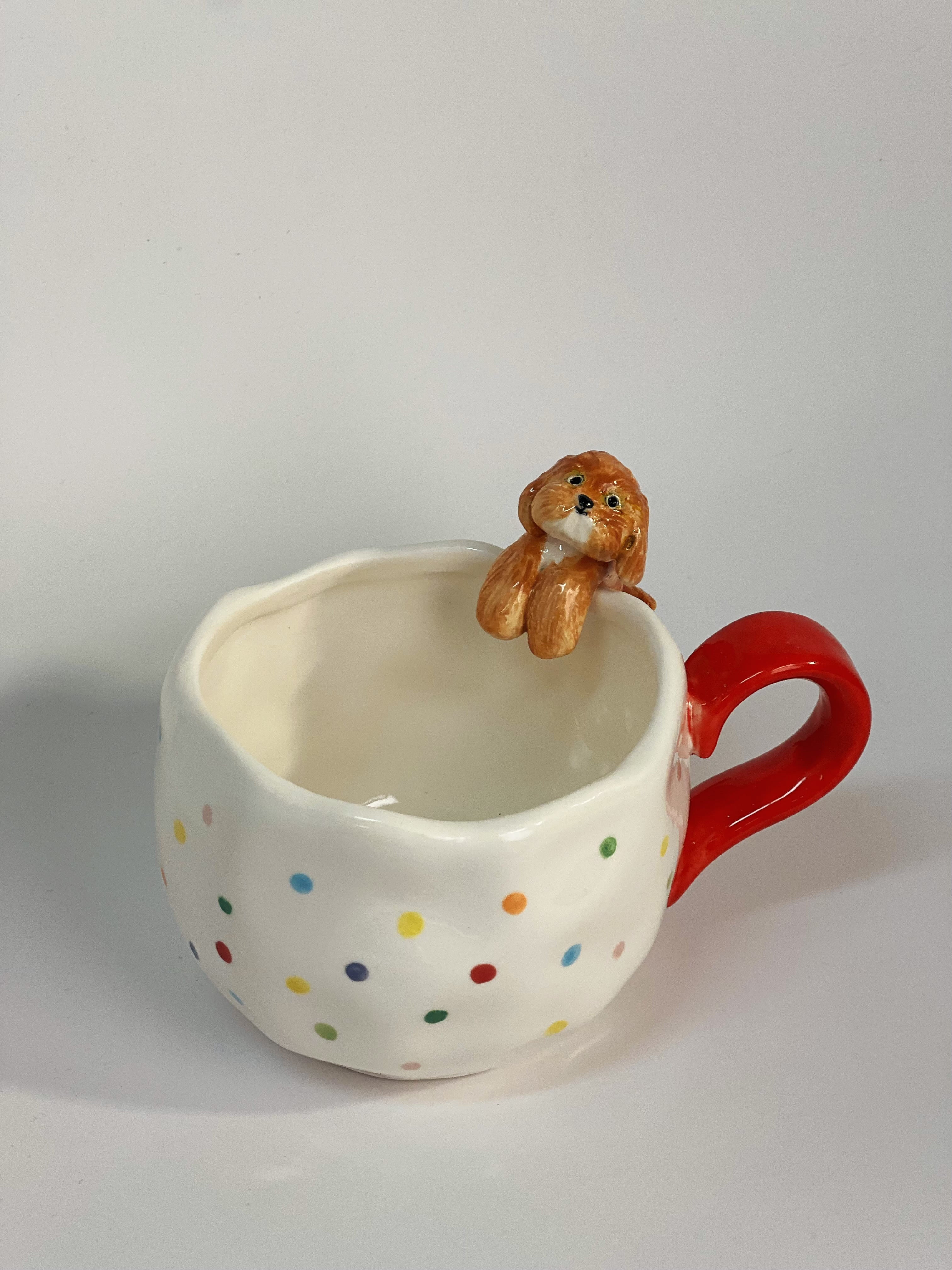 Customer photo of their custom Everlou pet mug